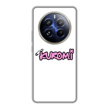 Чехол с персонажем Куроми на Realme 12 Pro Plus – Лого Куроми