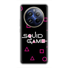 Чехол Гра в кальмара для Realme 12 Pro Plus – Логотип игры кальмара