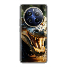 Чехол с картинкой «Хищники» для Realme 12 Pro Plus – Крокодил