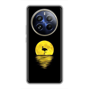 Летний Чехол на Realme 12 Pro Plus – Желтый Закат