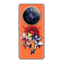 Naruto Anime Чехлы для Реалми 12 Про Плюс (AlphaPrint) – команда Наруто
