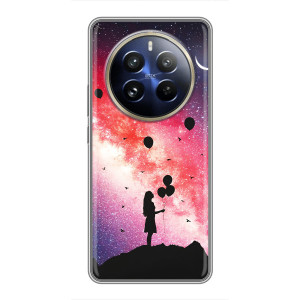 Силиконовые Чехлы Любимому человеку для Realme 12 Pro Plus – Шарики в небе