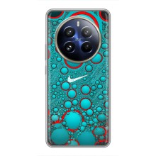 Силиконовый Чехол на Realme 12 Pro Plus с картинкой Nike (Найк зеленый)