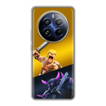 Чохол з героями Клеш Рояль для Realme 12 Pro Plus (Варвар проти Пекка)