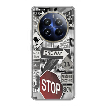 Яскраві Чохли з принтами для Realme 12 Pro Plus (Знаки)