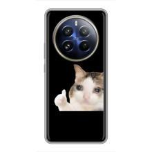 Бампер с принтом Мемы для Realme 12 Pro – Кот в слезах