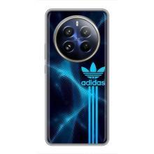 Чехлы Адидас для Realme 12 Pro (AlphaPrint) (Синий Адидас)
