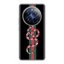 Чохли бренд ГУЧЧІ для Realme 12 Pro – Змій Гуччі