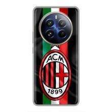 Чехлы для Realme 12 Pro (VPrint) - Футбольные клубы (ФК Милан)