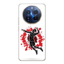 Чехлы с принтом Спортивная тематика для Realme 12 Pro – Волейболист