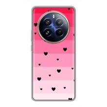Чохли з тематикою "Маленькі Сердчеки" на Realme 12 Pro – Чорні сердечка