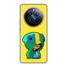 Чехол Бравл Старс для Realme 12 Pro – Леон (LEON)