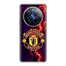 Чехол Манчестер Юнайтед для Реалми 12 Про (AlphaPrint) (огненный Манчестер)