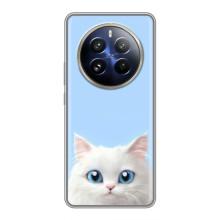 Чохол на тематику: Коти для Realme 12 Pro – Білий кіт