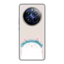 Чохол на тематику: Коти для Realme 12 Pro – Білий котик