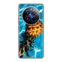 Чехол с изображением  вкусной еды для Realme 12 Pro – Ананас
