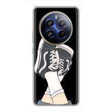 Чехол с Прикольным принтом на Realme 12 Pro – Кеды