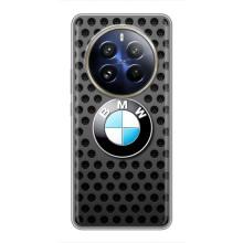 Чехол для Реалми 12 Про - с принтом БМВ (AlphaPrint) (Знак БМВ)