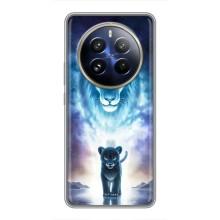 Чехол со Львом для Realme 12 Pro (VPrint) (Маленький лев)