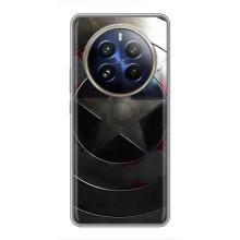 Чехол с Щитом Капитана Америки на Realme 12 Pro – Ретро Щит Капитана