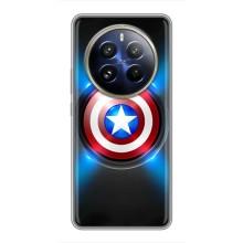 Чехол с Щитом Капитана Америки на Realme 12 Pro – Яркий Щит Капитана