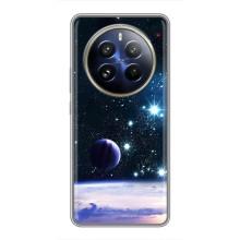 Чехол (ТПУ) с планетами на Realme 12 Pro – Космический вид