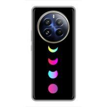 Чехол (ТПУ) с планетами на Realme 12 Pro – Полнолуние