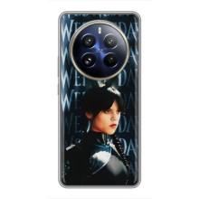 Чехлы Венсдей на Realme 12 Pro Уэнсдей (AlphaPrint) (Уэнздей кошка)