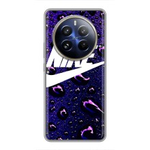 Чохол з логтипом Найк на Realme 12 Pro (Найк на фіолетовому)