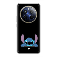 Чохол з принтом Стіч на Realme 12 Pro – Стіч на чорному