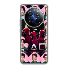 Чохол Гра в кальмара для Realme 12 Pro – Персонажі гри кальмара