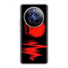 Летний Чехол на Realme 12 Pro – Красный Закат