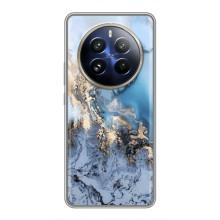 Мраморный чехол на Realme 12 Pro (VPrint) (Нежный мрамор)