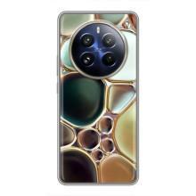 Мраморный чехол на Realme 12 Pro (VPrint) (Радужный Мрамор)