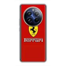 Силиконовый бампер с картинкой машины на Realme 12 Pro – Ferrari Logo