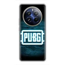 Чехол (TPU) с картинкой "Лого Пабг" на Реалми 12 Про (Лого PUBG)