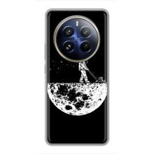 Силіконовый Чохол з принтом "Космонавти" на Realme 12 Pro – Космонавт