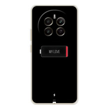 Чехлы для любимой на РеаlMe 12 (VPrint) (Love battery)