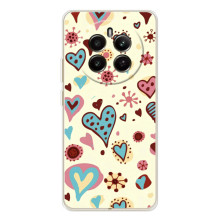 Чехлы для любимой на РеаlMe 12 (VPrint) (Сердечки)