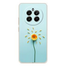 Чохли з квітами для RealMe 12 (VPrint) (Жовта квітка)