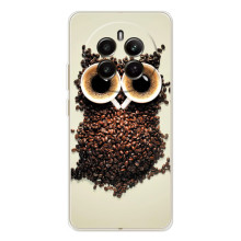 Чохли з принтом СОВИ для RealMe 12 (Сова з зерен кави)