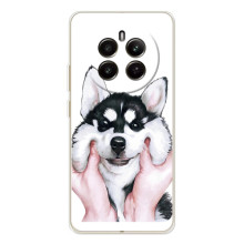 Чохли з собаками для RealMe 12 (VPrint) – Радісний Хаскі