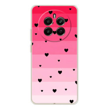 Чохли з тематикою "Маленькі Сердчеки" на RealMe 12 (Чорні сердечка)