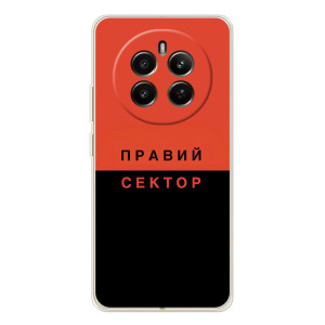 Чехлы УПА (Красно-Чёрный) на RealMe 12 – Правый Серктор