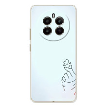 Чохол (Знак сердечка) для RealMe 12 (Сердечко на блакитному)