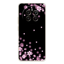 Чохол для РеаlMe 12 - з принтом (Дизайнерські) (AlphaPrint) – Квіти маленькі