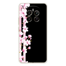 Чохол для РеаlMe 12 - з принтом (Дизайнерські) (AlphaPrint) – Квіточки