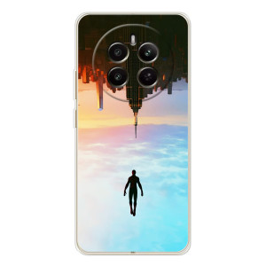 Чехол с человеком пауком для RealMe 12 - (AlphaPrint)