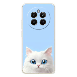 Чохол на тематику: Коти для RealMe 12 – Білий кіт