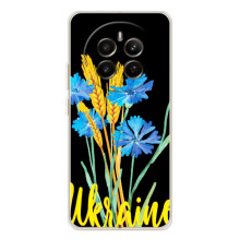 Чохол на RealMe 12 (Український дизайн) (Україна в квітах)